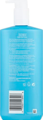 Neutrogena Hydro Boost Body Gel Cream With Hyaluronic Acid, Hydrating Body Lotion For Dry Skin, Fragrance-Free Hyaluronic Acid Moisturizer, 16 OZ (Pack of 2)