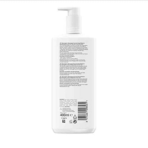 NEUTROGENA Norwegian Formula Deep Moisture Hypoallergenic Body Lotion (Pack of 3) For Dry Skin - (13.5oz or 400ml)