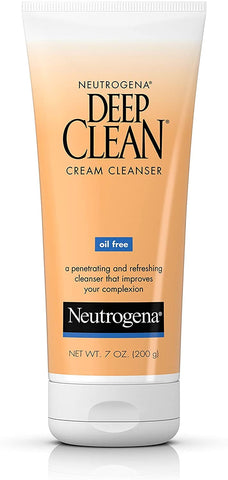Neutrogena Deep Clean Cream Cleanser 7 oz (Pack of 4)