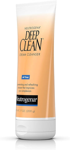 Neutrogena Deep Clean Cream Cleanser 7 oz (Pack of 4)