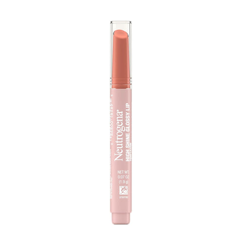 Neutrogena High Shine Glossy Lip with Maracuja Oil + Vitamins & Antioxidant Vitamin E, Nourishing Glossy Lip, Non-Retractable, Pigmented For Buildable Color, Temptation, 0.07 oz (Pack of 2)