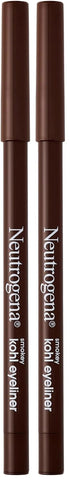Neutrogena Smokey Kohl Eyeliner with Antioxidant Vitamin E, Water-Resistant & Smooth-Gliding Eyeliner Makeup, Dark Brown, 0.014 oz (Pack of 2)