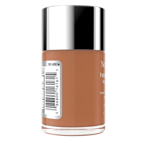 Neutrogena Healthy Skin Liquid Foundation Makeup Broad Spectrum SPF 20 Sunscreen, Medium Coverage, Vit B5, Antioxidants, All Day Wear, Cool Bronze 440C, 1 fl. oz