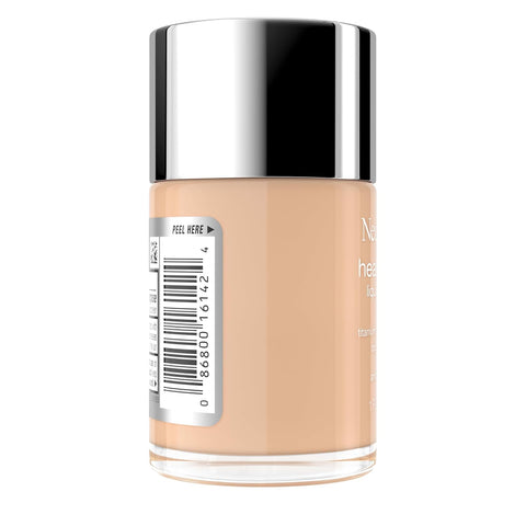 Neutrogena Healthy Skin Liquid Foundation Makeup Broad Spectrum SPF 20 Sunscreen, Medium Coverage, Vit B5, Antioxidants, All Day Wear, Cool Nude 220C, 1 fl. oz