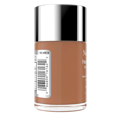 Neutrogena Healthy Skin Liquid Foundation Makeup Broad Spectrum SPF 20 Sunscreen, Medium Coverage, Vit B5, Antioxidants, All Day Wear, Golden 510N, 1 fl. oz