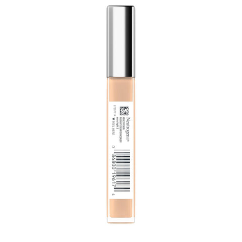 Neutrogena Healthy Skin Radiant Brightening Cream Concealer with Peptides & Vitamin E Antioxidant, Lightweight Perfecting Concealer Cream, Non-Comedogenic, Ecru Light 02 with cool undertones, 0.24 oz