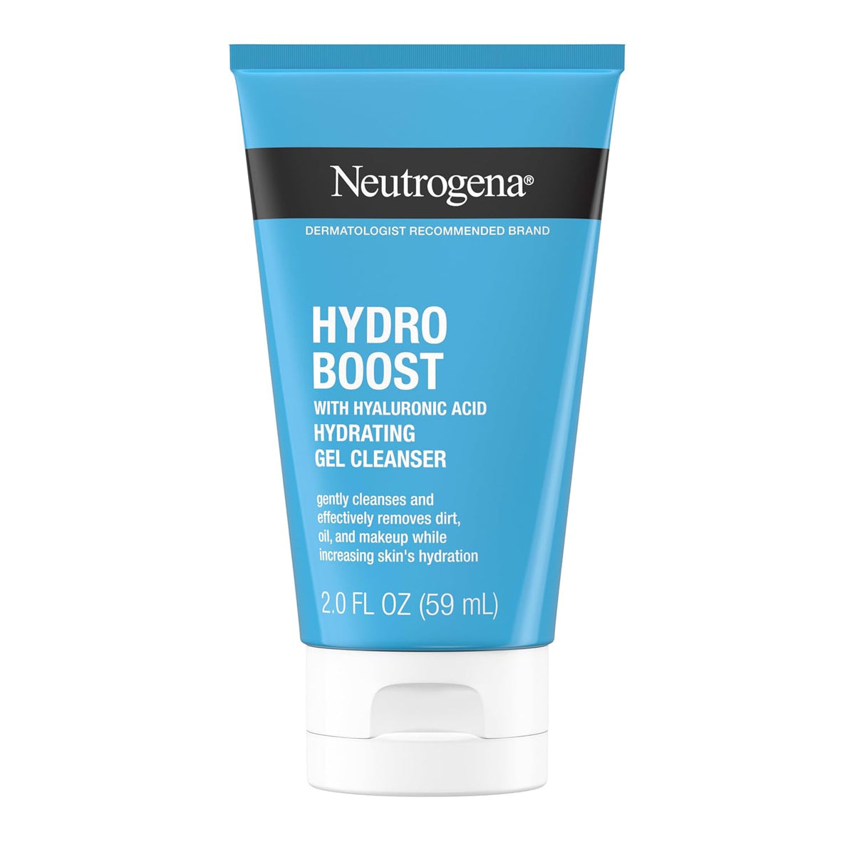 Neutrogena Hydro Boost Face Wash, Hydrating Facial Cleanser with Hyaluronic Acid, Daily Foaming Face Wash & Makeup Remover, Hypoallergenic & Paraben-Free Gel Cleanser, 2 fl. oz, 24 Pack