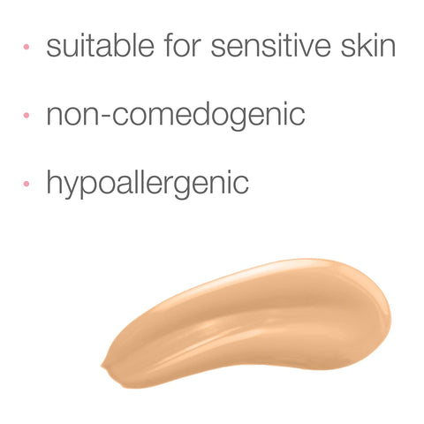 Neutrogena Healthy Skin Sensitive Skin Serum Foundation with Pro-Vitamin B5, Color Correcting & Pore Minimizing Liquid Foundation & Face Serum, Buildable Coverage, Light/Medium 03, 1 oz
