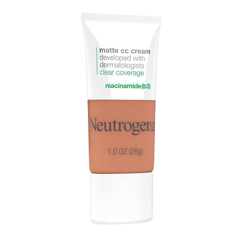 NEUTROGENA Clear Coverage Color Correcting Cream 1.0 oz. 7.5 / Ginger (Pack of 2)
