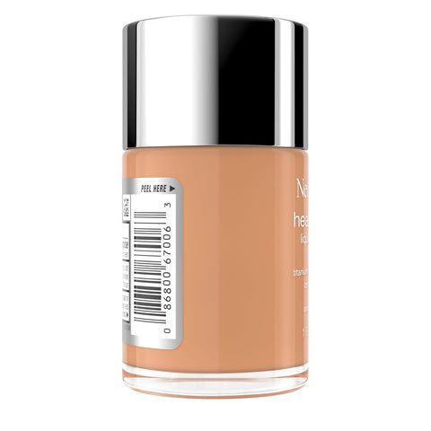Neutrogena Healthy Skin Liquid Foundation Makeup with Broad Spectrum SPF 20 Sunscreen, Lightweight, Medium Coverage Makeup with Sunscreen and Pro-Vitamin B5, Natural Beige 370W, 1 fl. oz