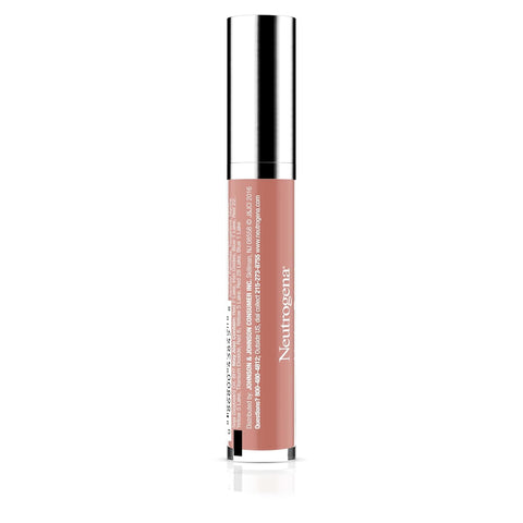 Neutrogena Hydro Boost Moisturizing Lip Gloss, Hydrating Non-Stick and Non-Drying Luminous Tinted Lip Shine with Hyaluronic Acid to Soften and Condition Lips, 20 Berry Brown, 0.10 oz