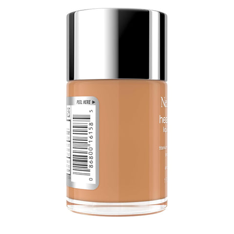 Neutrogena Healthy Skin Liquid Foundation Makeup Broad Spectrum SPF 20 Sunscreen, Medium Coverage, Vit B5, Antioxidants, All Day Wear, Golden Tan 410W, 1 fl. oz