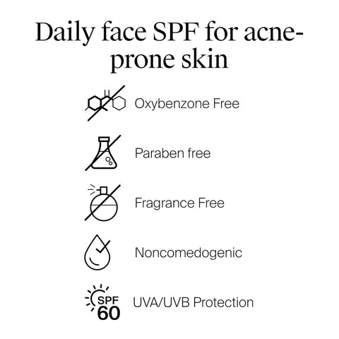 Neutrogena Clear Face Serum Sunscreen with Green Tea, Broad Spectrum SPF 60, Non-Comedogenic Face Sunscreen for Lightweight UVA/UVB Protection, Oxybenzone- & Fragrance-Free, 1.7 fl. oz