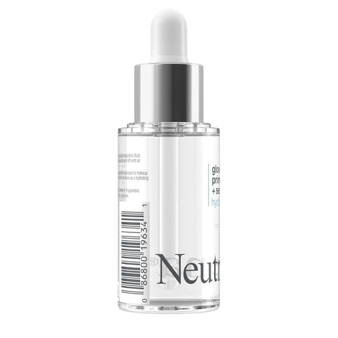 Neutrogena Hydro Boost Glow Booster Primer & Serum, Hydrating & Moisturizing Face Serum-to-Primer Hybrid, Infused with Purified Hyaluronic Acid & Designed to Instantly Hydrate, 1.0 fl. oz