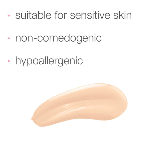 Neutrogena Healthy Skin Sensitive Skin Serum Foundation with Pro-Vitamin B5, Color Correcting & Pore Minimizing Liquid Foundation & Face Serum, Buildable Coverage, Light 01, 1 oz