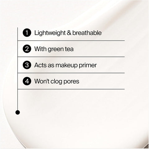Neutrogena Clear Face Serum Sunscreen with Green Tea, Broad Spectrum SPF 60, Non-Comedogenic Face Sunscreen for Lightweight UVA/UVB Protection, Oxybenzone- & Fragrance-Free, 1.7 fl. oz