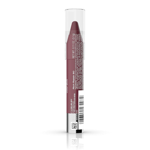 Neutrogena MoistureSmooth Color Stick for Lips, Moisturizing and Conditioning Lipstick with a Balm-Like Formula, Nourishing Shea Butter and Fruit Extracts, 80 Rich Raisin,.011 oz