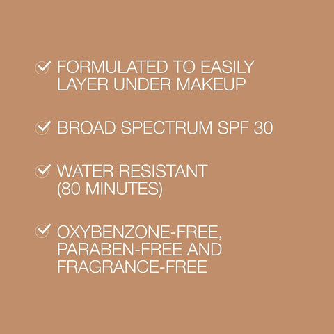 Neutrogena Purescreen+ Tinted Sunscreen for Face with SPF 30,Broad Spectrum Mineral Sunscreen with Zinc Oxide and Vitamin E,Water Resistant,Fragrance Free,Medium,1.1 fl oz,(Pack of 2)