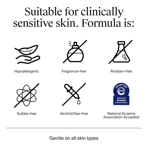 Neutrogena Ultra Gentle Foaming Facial Cleanser, Foaming Face Wash for Sensitive Skin, Gently Cleanses Away Dirt, Oil & Makeup Without Over Drying, Fragrance-Free, 5.8 fl. oz