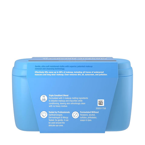 Neutrogena Makeup Remover Wipes, 25 ct, Pack of 2 | 100% Plant-Based Cloth | Gentle | Soap & Alcohol-Free | Removes Waterproof Mascara