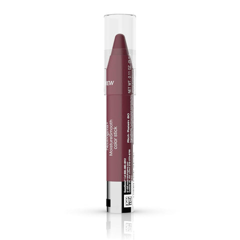 Neutrogena MoistureSmooth Color Stick for Lips, Moisturizing and Conditioning Lipstick with a Balm-Like Formula, Nourishing Shea Butter and Fruit Extracts, 80 Rich Raisin,.011 oz