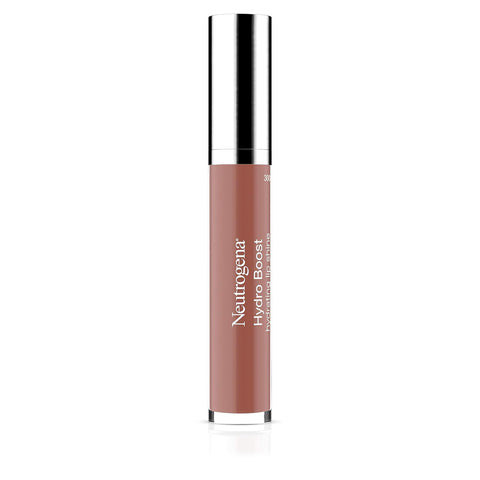 Neutrogena Hydro Boost Moisturizing Lip Gloss,Hydrating Non-Stick and Non-Drying Luminous Tinted Lip Shine with Hyaluronic Acid to Soften and Condition Lips, 27 Almond Nude Color, 0.10 oz (Pack of 2)