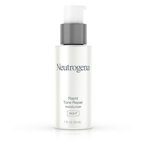 Neutrogena Rapid Tone Repair Night Cream with Retinol, Vitamin C and Hyaluronic Acid - Anti Wrinkle Face and Neck Moisturizer - Vitamin C, Retinol, Glycerin, Hyaluronic Acid, 1 fl. Oz