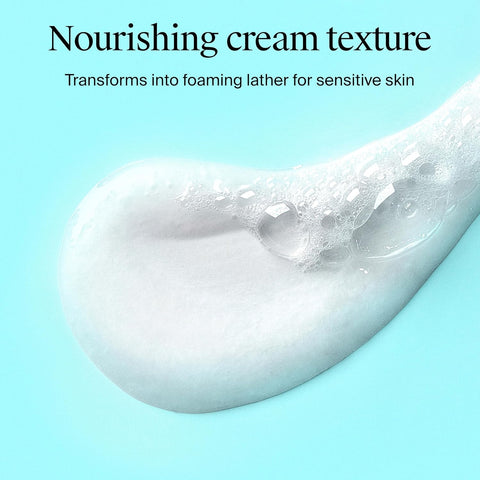 Neutrogena Ultra Gentle Cream to Foaming Face Wash for Sensitive Skin, Fragrance-Free Gentle Facial Cleanser, Hypoallergenic Skin Care, Non-Comedogenic Makeup Remover, 12 fl oz
