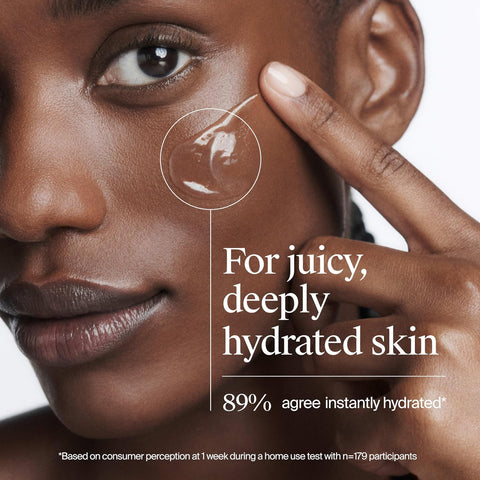 Neutrogena Hydro Boost Water Gel, 24 Hr Hydration for Normal/Oily Skin, Signature Fragrance, Face Moisturizer with Hyaluronic Acid, Skin Care for Juicy, Deeply Hydrated Skin, 1.7 oz