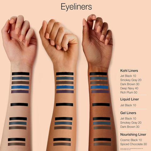 Neutrogena Intense Gel Eyeliner, Eye Makeup with Antioxidant Vitamin E, Bold Precision Eyeliner, Smudge- and Water-Resistant, Jet Black, 0.004 oz