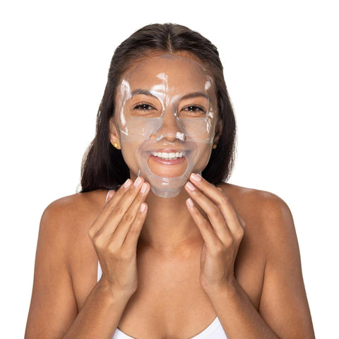 Neutrogena Hydro Boost Hydrating 100% Hydrogel Sheet Mask for Face, Moisturizing Gel Face Mask with Hyaluronic Acid for Dry Skin, Gentle, Non-Comedogenic, 1 oz, Pack of 12
